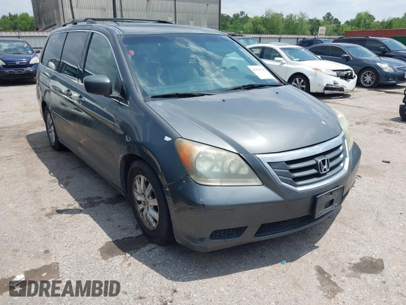 2008 Honda Odyssey EX-L with VIN 5FNRL38768B402507, listed as a IAAI auction lot 42036786 with 235,112 mi miles. Bid and sale history available at carsss.com. Image 1.