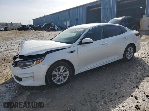 2016 Kia Optima LX with VIN KNAGT4L32G5089535, listed as a Copart auction lot 48806715 with 118,920 mi miles and Salvage Title. Bid and sale history available at carsss.com. Image 1.
