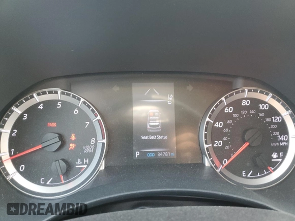 2021 Toyota Highlander L with VIN 5TDCZRAH3MS076472, listed as a Copart auction lot 53209755 with 34,781 mi miles and Salvage title. Bid and sale history available at DreamBid. Image 9.
