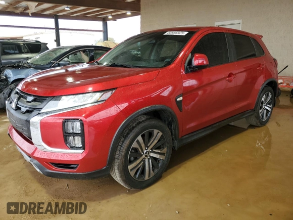 2020 Mitsubishi Outlander ES with VIN JA4AP3AU0LU007170, listed as a Copart auction lot 50936925 with 108,597 mi miles and Salvage title. Bid and sale history available at DreamBid. Image 1.