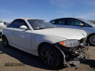 2009 BMW 1 Series 128i with VIN WBAUN13589VH81608, listed as a Copart auction lot 47283005 with 65,158 mi miles and Salvage Title. Bid and sale history available at carsss.com. Image 4.