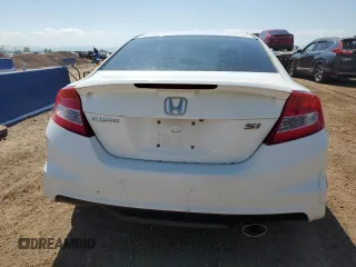 2013 Honda Civic Si with VIN 2HGFG4A56DH705475, listed as a Copart auction lot 61443235 with 156,656 mi miles and Salvage title. Bid and sale history available at DreamBid. Image 6.