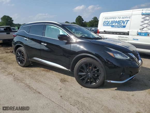 2023 Nissan Murano Platinum with VIN 5N1AZ2DJ5PC142597, listed as a Copart auction lot 56069314 with 10,550 mi miles and Salvage Title. Bid and sale history available at carsss.com. Image 4.