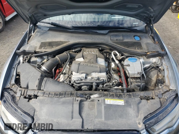 2015 Audi A6 Prestige with VIN WAUHGAFC2FN012777, listed as a Copart auction lot 64166135 with 99,280 mi miles and Salvage title. Bid and sale history available at DreamBid. Image 11.