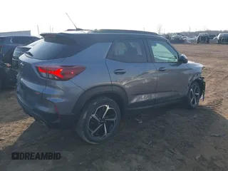 2022 Chevrolet TrailBlazer RS with VIN KL79MTSL0NB035652, listed as a IAAI auction lot 41791770 with 25,046 mi miles and . Bid and sale history available at DreamBid. Image 4.