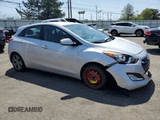 2014 Hyundai Elantra GT with VIN KMHD35LH6EU224649, listed as a Copart auction lot 53884225 with 126,050 mi miles and Salvage Title. Bid and sale history available at carsss.com. Image 4.