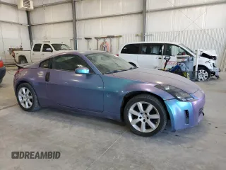 2005 Nissan 350Z Enthusiast with VIN JN1AZ34D45M609202, listed as a Copart auction lot 52929955 with 158,626 mi miles and Salvage Title. Bid and sale history available at carsss.com. Image 4.