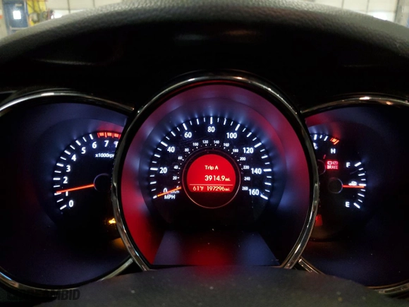 2013 Kia Optima EX with VIN 5XXGN4A72DG131003, listed as a Copart auction lot 51860065 with 197,296 mi miles and Salvage Title. Bid and sale history available at carsss.com. Image 9.