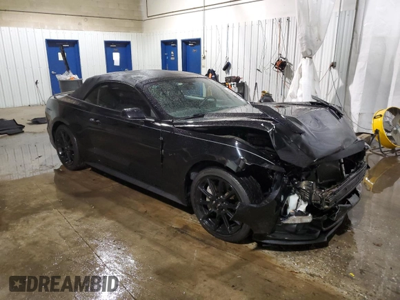 2016 Ford Mustang GT Premium with VIN 1FATP8FF1G5255701, listed as a Copart auction lot 83322694 with 56,001 mi miles and Salvage title. Bid and sale history available at DreamBid. Image 4.