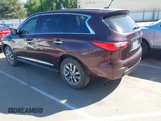 2014 Infiniti QX60 Hybrid with VIN 5N1CL0MM3EC548271, listed as a IAAI auction lot 42093901 with 139,377 mi miles and . Bid and sale history available at DreamBid. Image 3.