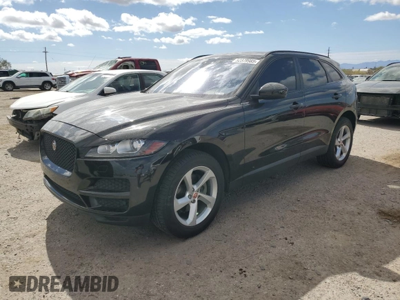 2017 Jaguar F-Pace 20d Premium with VIN SADCJ2BN6HA096709, listed as a Copart auction lot 52379985 with 101,086 mi miles and Salvage Title. Bid and sale history available at DreamBid. Image 1.