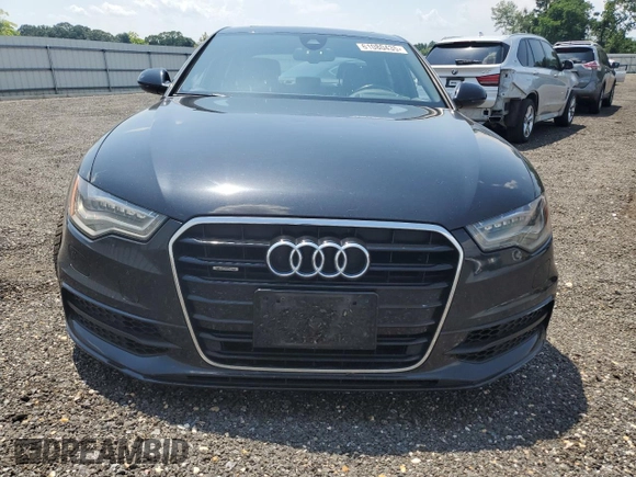 2015 Audi A6 Prestige with VIN WAUHGAFC1FN007148, listed as a Copart auction lot 61080435 with 123,739 mi miles and Salvage title. Bid and sale history available at DreamBid. Image 5.