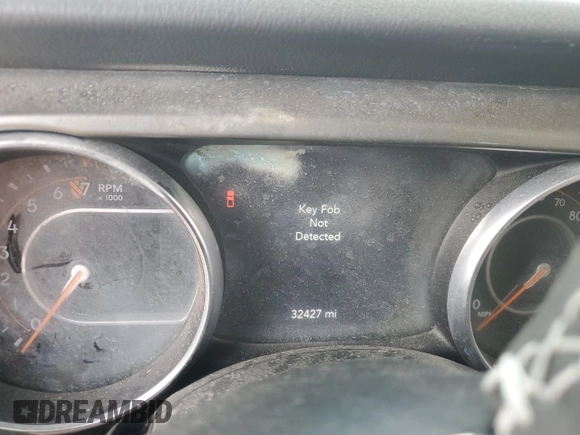 2023 Jeep Gladiator Overland z VIN 1C6HJTFG0PL514615, wystawiony jako Copart lot #48466965 z przebiegiem 32 427 mil mil oraz Czysty tytuł • Clean title. Historia ofert i sprzedaży dostępna na DreamBid. Obrazek 9.