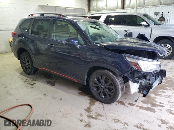 2020 Subaru Forester Special Sports with VIN JF2SKALC0LH556556, listed as a Copart auction lot 58567225 with 70,612 mi miles and Salvage title. Bid and sale history available at DreamBid. Image 4.