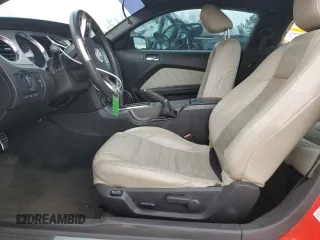 2012 Ford Mustang V6 Premium with VIN 1ZVBP8AM0C5228850, listed as a Copart auction lot 46645355 with 206,999 mi miles and Salvage Title. Bid and sale history available at carsss.com. Image 7.