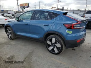 2023 Volvo C40 Recharge Pure Electric Ultimate with VIN YV4ED3GM8P2047583, listed as a Copart auction lot 72624784 with 12,484 mi miles and Salvage Title. Bid and sale history available at carsss.com. Image 2.