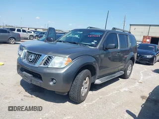 2008 Nissan Pathfinder SE with VIN 5N1AR18U18C659699, listed as a IAAI auction lot 41874328 with 248,930 mi miles. Bid and sale history available at carsss.com. Image 2.