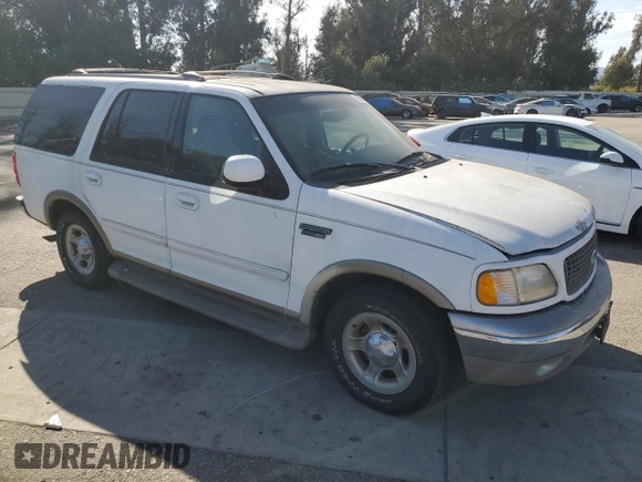 2001 Ford Expedition Eddie Bauer with VIN 1FMRU17L71LA40850, listed as a Copart auction lot 72085354 with 103,469 mi miles and Clean title. Bid and sale history available at DreamBid. Image 4.