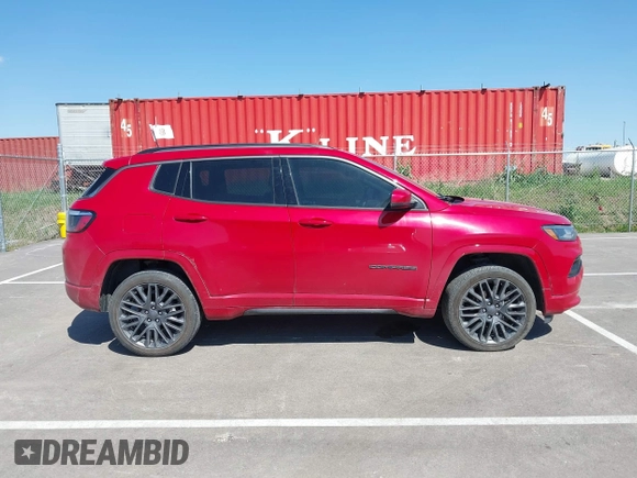 2022 Jeep Compass High Altitude with VIN 3C4NJDCB8NT146177, listed as a IAAI auction lot 42199642 with 85,121 mi miles and . Bid and sale history available at DreamBid. Image 13.