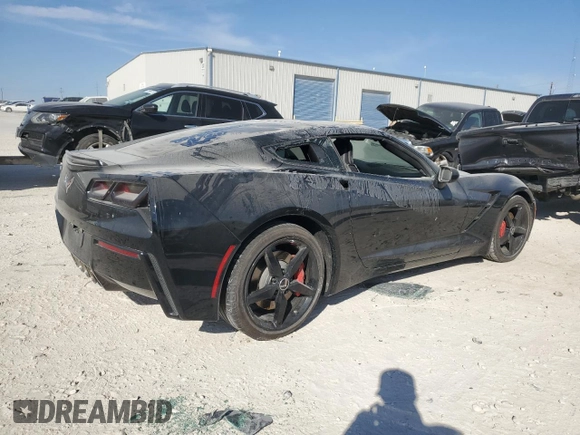2015 Chevrolet Corvette 1LT with VIN 1G1YB2D72F5115476, listed as a Copart auction lot 73774024 with 54,565 mi miles and Clean Title. Bid and sale history available at carsss.com. Image 3.