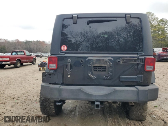 2015 Jeep Wrangler Sport with VIN 1C4AJWAG7FL576076, listed as a Copart auction lot 84072324 with 100,119 mi miles and Salvage Title. Bid and sale history available at carsss.com. Image 6.