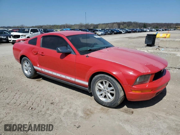 2006 Ford Mustang Standard with VIN 1ZVFT80N765252705, listed as a Copart auction lot 51769975 with 150,495 mi miles and Salvage Title. Bid and sale history available at carsss.com. Image 4.