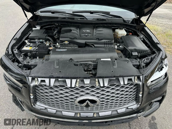 2021 Infiniti QX80 Premium Select with VIN JN8AZ2AF6M9718439, listed as a Copart auction lot 55782665 with 70,168 mi miles and Clean Title. Bid and sale history available at DreamBid. Image 5.