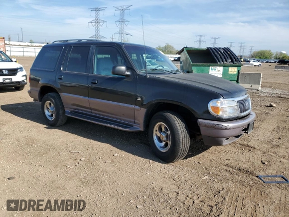 1997 Mercury Mountaineer with VIN 4M2DU55P5VUJ62435, listed as a Copart auction lot 60163465 with 105,646 mi miles and Salvage title. Bid and sale history available at DreamBid. Image 4.