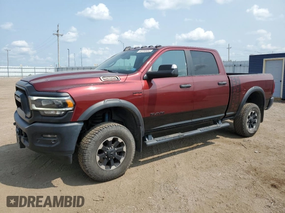 2020 Ram 2500 Power Wagon with VIN 3C6TR5EJ1LG230848, listed as a Copart auction lot 63358954 with 44,037 mi miles and Salvage Title. Bid and sale history available at carsss.com. Image 1.