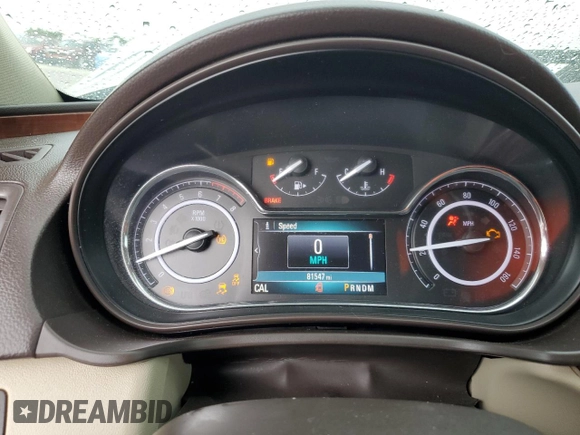2016 Buick Regal with VIN 2G4GK5EX7G9108428, listed as a Copart auction lot 64895485 with 81,547 mi miles and Salvage title. Bid and sale history available at DreamBid. Image 9.