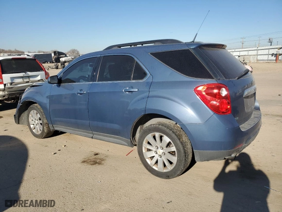 2011 Chevrolet Equinox LT w/1LT with VIN 2CNFLDE51B6291627, listed as a Copart auction lot 43268005 with 134,318 mi miles and Salvage Title. Bid and sale history available at carsss.com. Image 2.