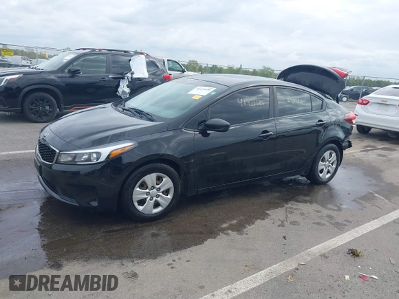 2017 Kia Forte LX with VIN 3KPFK4A70HE099395, listed as a IAAI auction lot 40433686 with 120,337 mi miles. Bid and sale history available at carsss.com. Image 2.