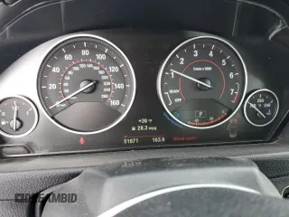 2016 BMW 4 Series 428i xDrive with VIN WBA3T1C57GP822357, listed as a Copart auction lot 45890075 with 51,671 mi miles and Salvage title. Bid and sale history available at DreamBid. Image 9.