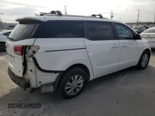 2016 Kia Sedona LX with VIN KNDMB5C18G6116776, listed as a Copart auction lot 53887895 with 87,235 mi miles and Salvage Title. Bid and sale history available at carsss.com. Image 3.
