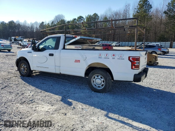 2018 Ford F-150 XL with VIN 1FTMF1C5XJKE11733, listed as a Copart auction lot 86049854 with 229,238 mi miles and Clean title. Bid and sale history available at DreamBid. Image 2.