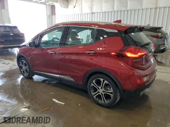 2017 Chevrolet Bolt EV Premier with VIN 1G1FX6S01H4166210, listed as a Copart auction lot 60314705 with 42,703 mi miles and Non repairable. Bid and sale history available at DreamBid. Image 2.