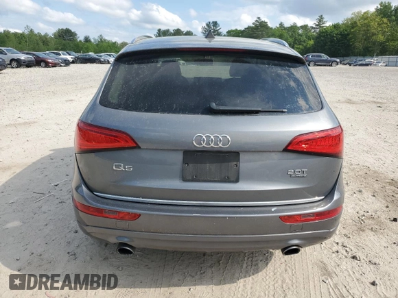 2016 Audi Q5 Premium with VIN WA1C2AFP3GA040007, listed as a Copart auction lot 59168565 with 179,719 mi miles and Salvage title. Bid and sale history available at DreamBid. Image 6.
