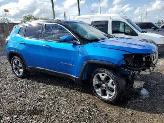 2018 Jeep Compass Limited with VIN 3C4NJCCB9JT405635, listed as a Copart auction lot 56170095 with 57,374 mi miles and Clean title. Bid and sale history available at DreamBid. Image 4.