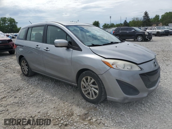 2012 Mazda 5 Sport z VIN JM1CW2BL2C0127190, wystawiony jako Copart lot #56655175 z przebiegiem 129 255 mil mil oraz Szkoda całkowita • Salvage title. Historia ofert i sprzedaży dostępna na DreamBid. Obrazek 4.