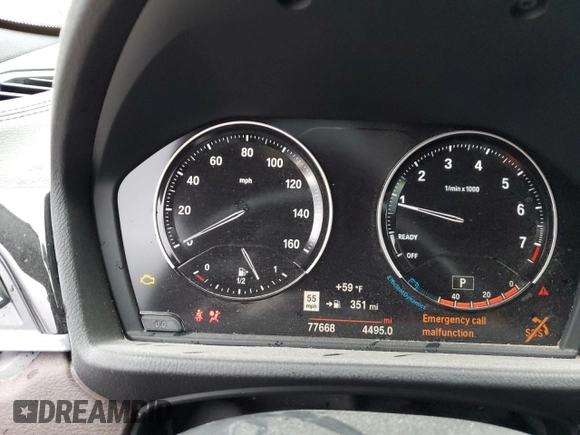 2019 BMW X2 sDrive28i with VIN WBXYJ3C58K5N39693, listed as a Copart auction lot 86760414 with 77,668 mi miles and Salvage Title. Bid and sale history available at carsss.com. Image 9.