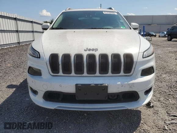 2017 Jeep Cherokee Overland with VIN 1C4PJLJS1HW640840, listed as a Copart auction lot 61449965 with 53,277 mi miles and Salvage title. Bid and sale history available at DreamBid. Image 5.