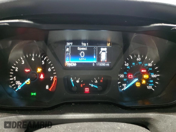 2019 Ford Transit with VIN 1FTYR2XM6KKB12600, listed as a Copart auction lot 83951164 with 115,090 mi miles and Salvage title. Bid and sale history available at DreamBid. Image 9.