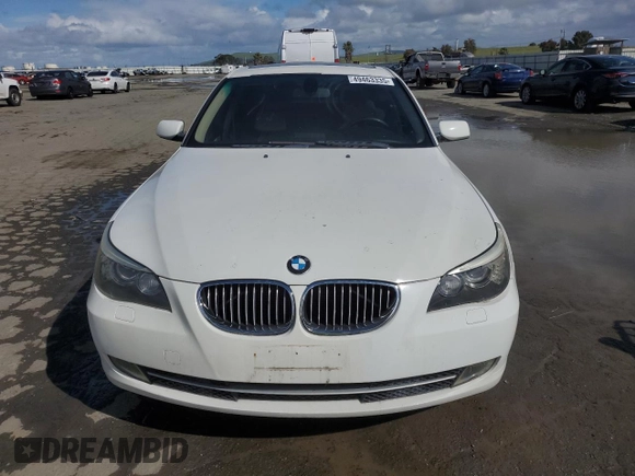 2008 BMW 5 Series 528i with VIN WBANU53538C111924, listed as a Copart auction lot 49463335 with 121,059 mi miles and Salvage Title. Bid and sale history available at carsss.com. Image 5.