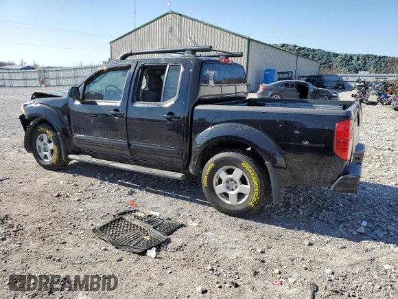 2005 Nissan Frontier 4WD LE with VIN 1N6AD07W15C432361, listed as a Copart auction lot 47805855 with 160,585 mi miles and Salvage Title. Bid and sale history available at carsss.com. Image 2.