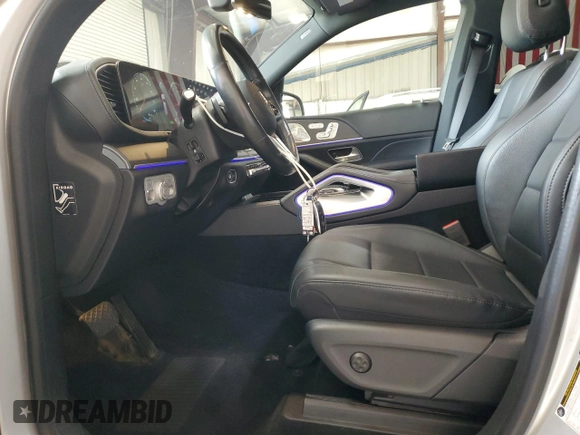2020 Mercedes-Benz GLS 450 with VIN 4JGFF5KE3LA224520, listed as a Copart auction lot 62292535 with 69,020 mi miles and Salvage title. Bid and sale history available at DreamBid. Image 7.
