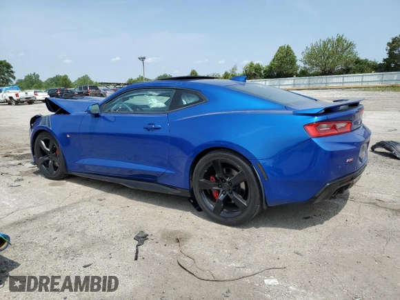 2017 Chevrolet Camaro 2SS with VIN 1G1FH1R76H0122035, listed as a Copart auction lot 57768925 with 56,463 mi miles and Salvage title. Bid and sale history available at DreamBid. Image 2.