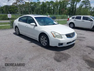 2007 Nissan Maxima SE with VIN 1N4BA41E27C831179, listed as a IAAI auction lot 42570246 with 258,614 mi miles and . Bid and sale history available at DreamBid. Image 1.