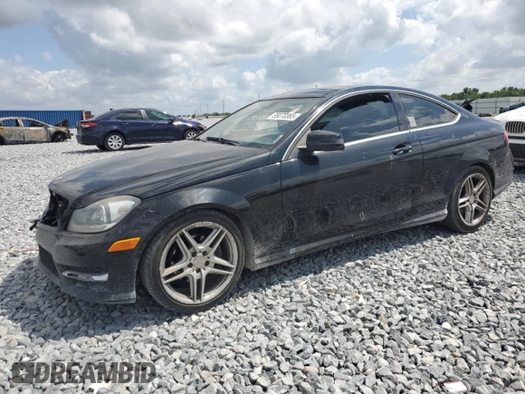 2013 Mercedes-Benz C 250 with VIN WDDGJ4HB7DG039616, listed as a Copart auction lot 55070365 with Not Provided miles and Salvage Title. Bid and sale history available at DreamBid. Image 1.