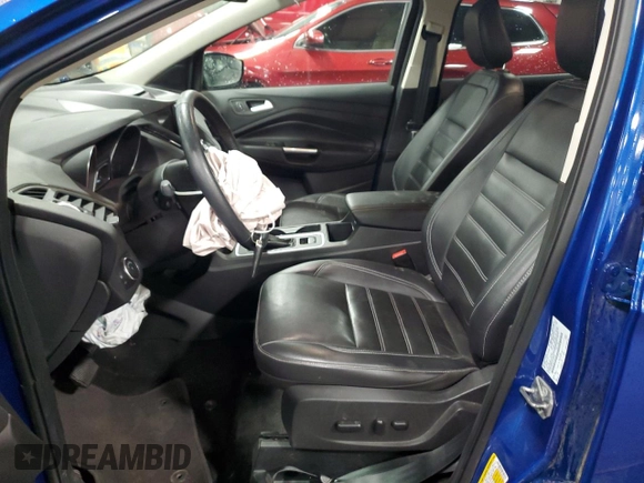 2018 Ford Escape Titanium with VIN 1FMCU9J98JUD07828, listed as a Copart auction lot 59053375 with 101,218 mi miles and Salvage title. Bid and sale history available at DreamBid. Image 7.