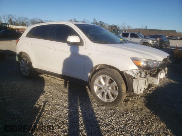2014 Mitsubishi Outlander Sport ES with VIN 4A4AP3AU3EE011807, listed as a Copart auction lot 48024665 with 142,478 mi miles and Salvage Title. Bid and sale history available at carsss.com. Image 4.
